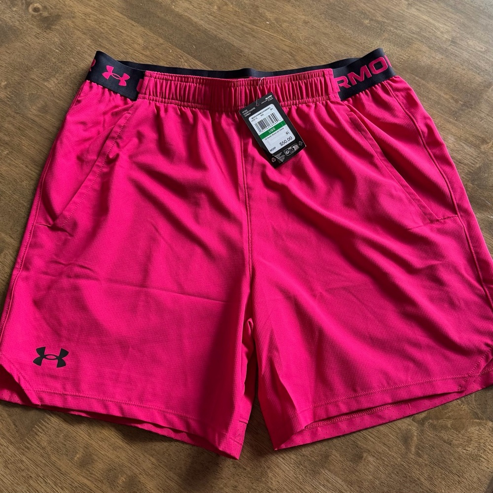 Under Armour Hot Pink Woven Shorts